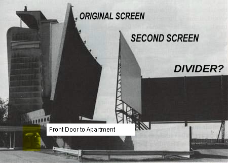 Gratiot Drive-In Theatre - Unusual Screen Arrangement 1980S (newer photo)